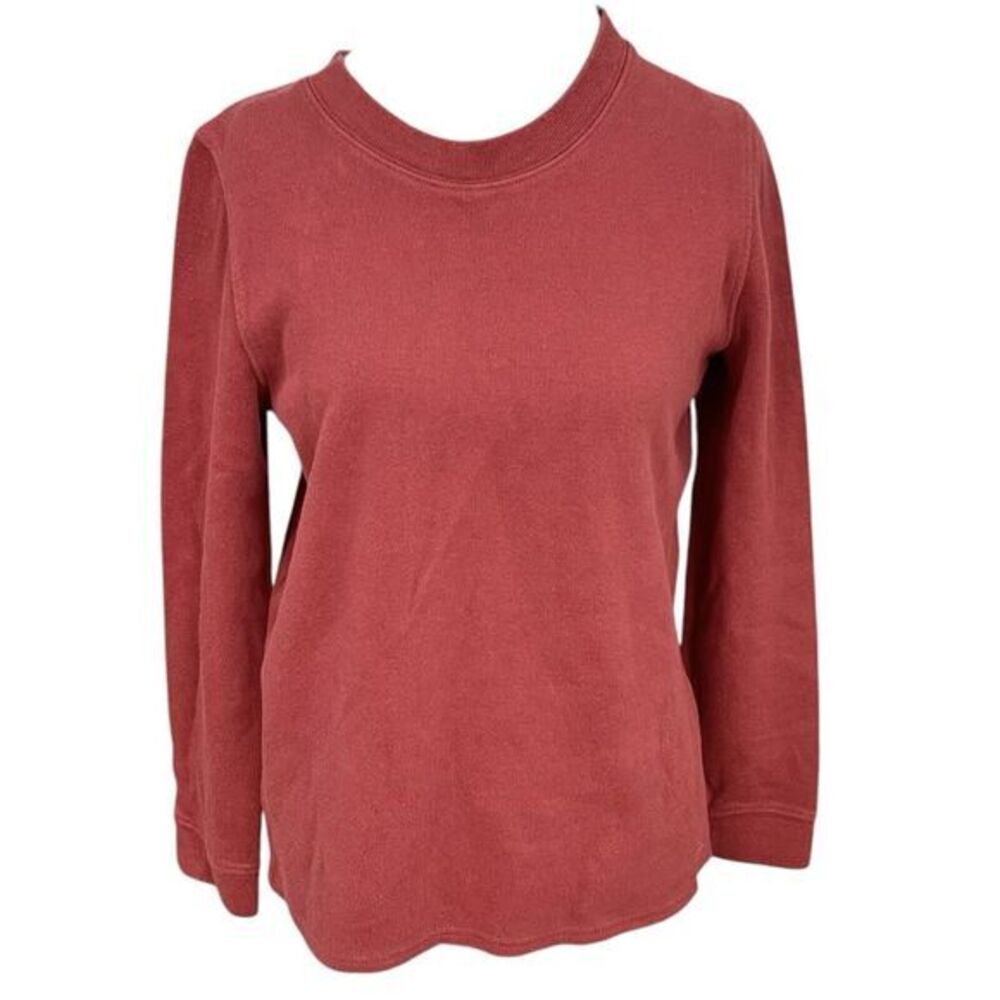 Orvis Sweater Womens Size Small Long Sleeve Minimalist Normcore Gorpcore Cotton
